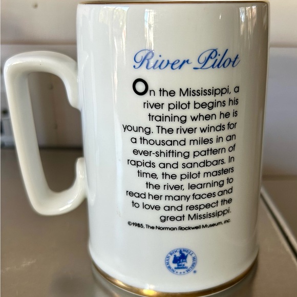 Vintage Norman Rockwell Museum 1985 Mug Set. - Picture 9 of 9